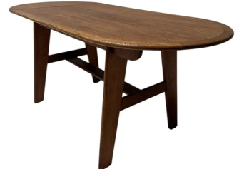 Modernist Art Deco Dining Room Table by Bas van Pelt for My Home, 1930s
